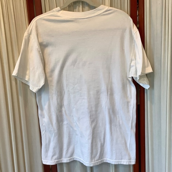 Vintage 90's T-shirt Yoga Cats Yoga Pawsitions Cotton Size Medium - Picture 6 of 8